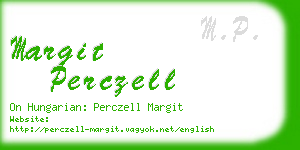 margit perczell business card